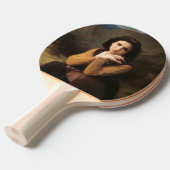 Raquette De Ping Pong Mignon Innocence d'une adolescente, Bouguereau (Devant Angle)