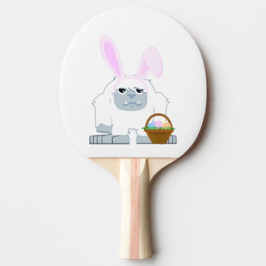 Raquette De Ping Pong mignon Pâques Yeti (Devant)
