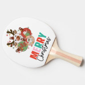 Raquette De Ping Pong Mignons ornements - Joyeux Noël (Côté)