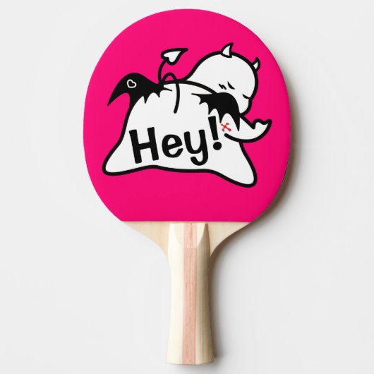Raquette De Ping Pong Migny Shy Devil en AMOUR (Devant)