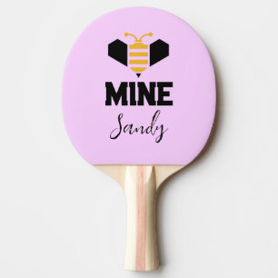 Raquette De Ping Pong Mine d'abeilles (nom) Cadeau romantique minimalist