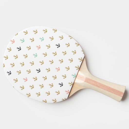 Raquette De Ping Pong Mini motif d'Ancre (Côté)