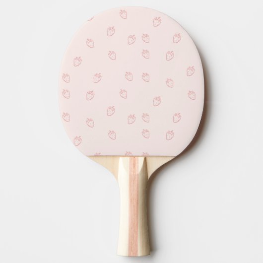 Raquette De Ping Pong Minimalisme de la Fraise (Devant)