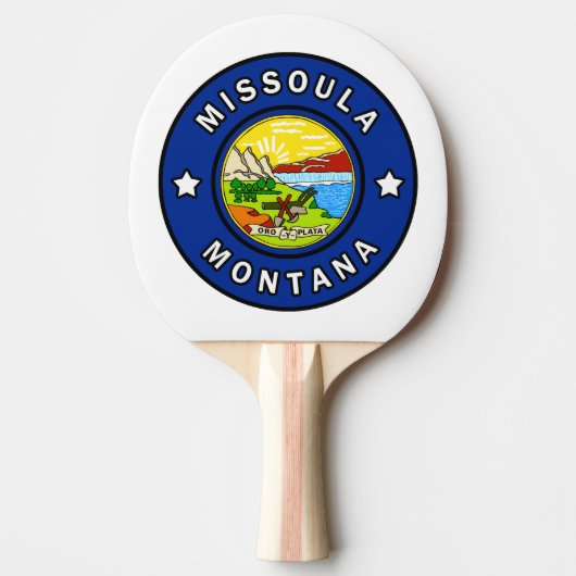 Raquette De Ping Pong Missoula Montana (Devant)
