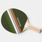 Raquette De Ping Pong Misty Grove striée avec le nom (Côté)