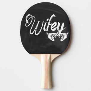 Raquette De Ping Pong Mme Biker lune de miel wifey
