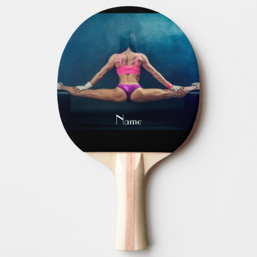 Raquette De Ping Pong Modèle de condition physique féminine Split Thunde (Devant)