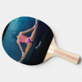 Raquette De Ping Pong Modèle de condition physique féminine Split Thunde (Côté)