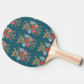 Raquette De Ping Pong Modèle floral hongrois (Côté)