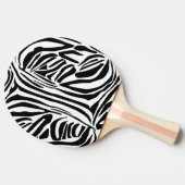 Raquette De Ping Pong Modèle Zèbre (Côté)