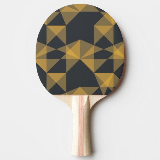Raquette De Ping Pong Modern, abstract, urban geometric triangle pattern (Devant)