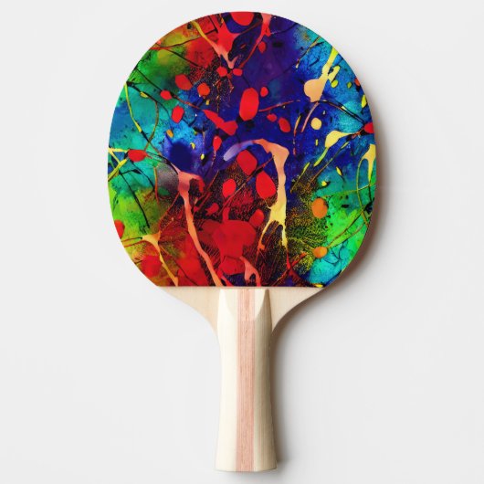 Raquette De Ping Pong Modern Art Ping Pong Paddle (Devant)