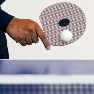 Raquette De Ping Pong Moderne Chic Rayé
