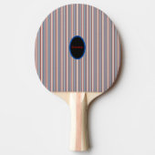 Raquette De Ping Pong Moderne Chic Rayé (Devant)