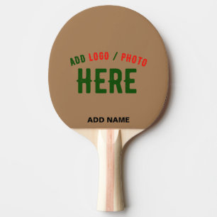 RAQUETTE DE PING PONG MODERNE ET MODERNE PERSONNALISABLE BROWN VÉRIFIÉ