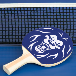 Raquette De Ping Pong Moderne Personnalisé Lion En Colère Roaring Face B