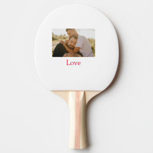 Raquette De Ping Pong Mois de la fierté ajoutez photo couple gay nom amo