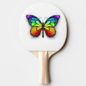 Raquette De Ping Pong Monarque papillon arc-en-ciel (Dos)