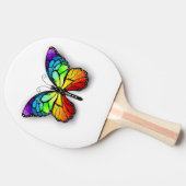 Raquette De Ping Pong Monarque papillon arc-en-ciel (Côté)