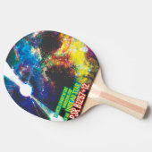 Raquette De Ping Pong Mondes Zombie Galaxie d'Halloween (Côté)