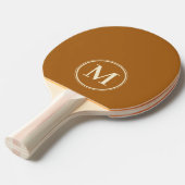 Raquette De Ping Pong Monogram Sable Brûlé Uni (Devant Angle)