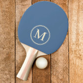 Raquette De Ping Pong Monogram Uni Capri Bleu