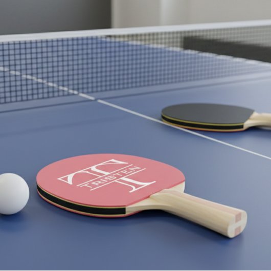 Raquette De Ping Pong Monogramme
