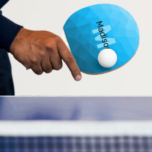 Raquette De Ping Pong Monogramme à motif géométrique en maille dégradé c