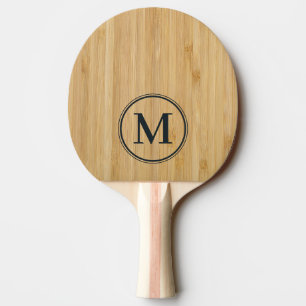 Raquette De Ping Pong Monogramme Bamboo Foncé