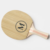 Raquette De Ping Pong Monogramme Bambou Clair (Côté)
