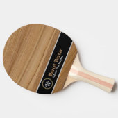 Raquette De Ping Pong Monogramme Bois comme rustique (Côté)