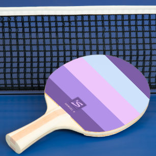 Raquette De Ping Pong Monogramme de la palette de couleurs de Gentlemen 