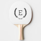 Raquette De Ping Pong Monogramme de Laurel Crest (Devant)