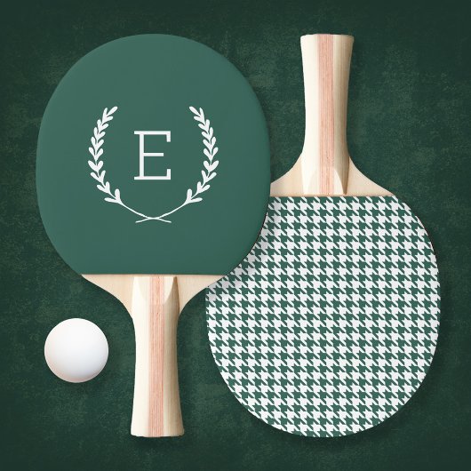 Raquette De Ping Pong Monogramme de Laurel Crest