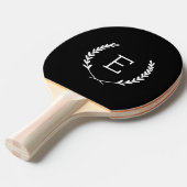 Raquette De Ping Pong Monogramme de Laurel Crest (Devant Angle)