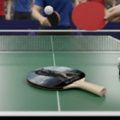 Raquette De Ping Pong Monogramme de loup de coquille