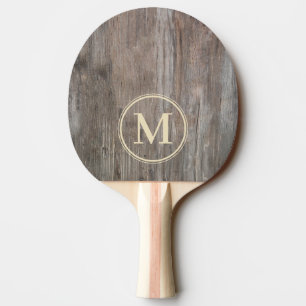 Raquette De Ping Pong Monogramme de planches usées