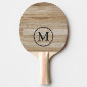 Raquette De Ping Pong Monogramme en bois de frêne clair (Devant)