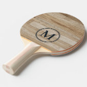 Raquette De Ping Pong Monogramme en bois de frêne clair (Devant Angle)