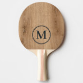 Raquette De Ping Pong Monogramme en bois de teck clair (Devant)