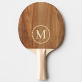 Raquette De Ping Pong Monogramme en Bois d'Érable (Devant)
