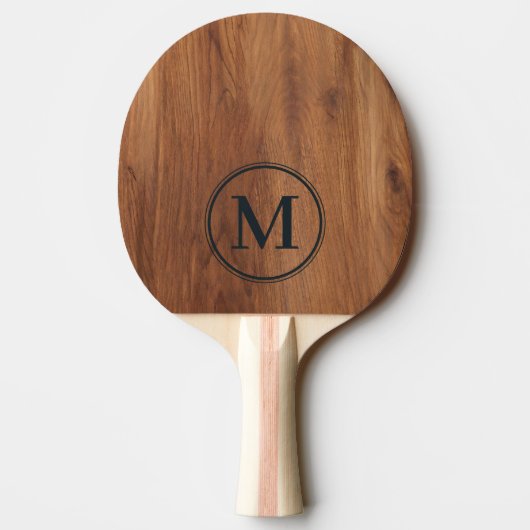 Raquette De Ping Pong Monogramme en Bois d'Érable (Dos)