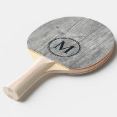 Raquette De Ping Pong Monogramme en bois gris (Devant Angle)