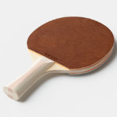 Raquette De Ping Pong Monogramme en cuir Brown (Devant Angle)
