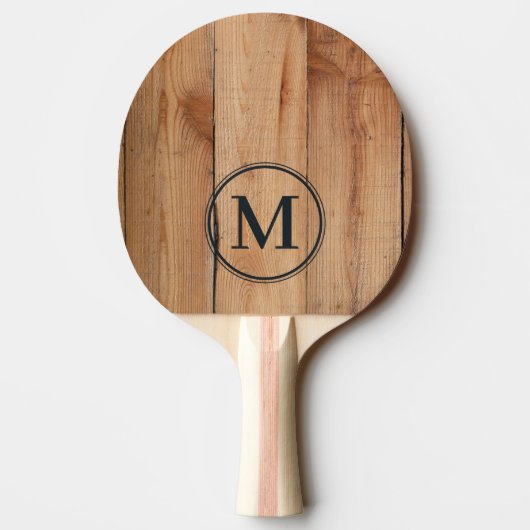 Raquette De Ping Pong Monogramme en érable brut (Dos)