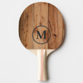 Raquette De Ping Pong Monogramme en érable brut (Devant)