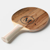 Raquette De Ping Pong Monogramme en érable brut (Devant Angle)