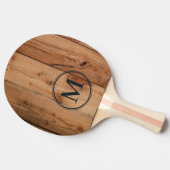 Raquette De Ping Pong Monogramme en érable brut (Côté)