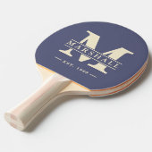 Raquette De Ping Pong Monogramme et nom Overlay Lavender Breeze (Devant Angle)