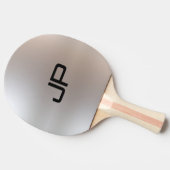 Raquette De Ping Pong Monogramme Modèle Glamor Silver sur mesure (Côté)
